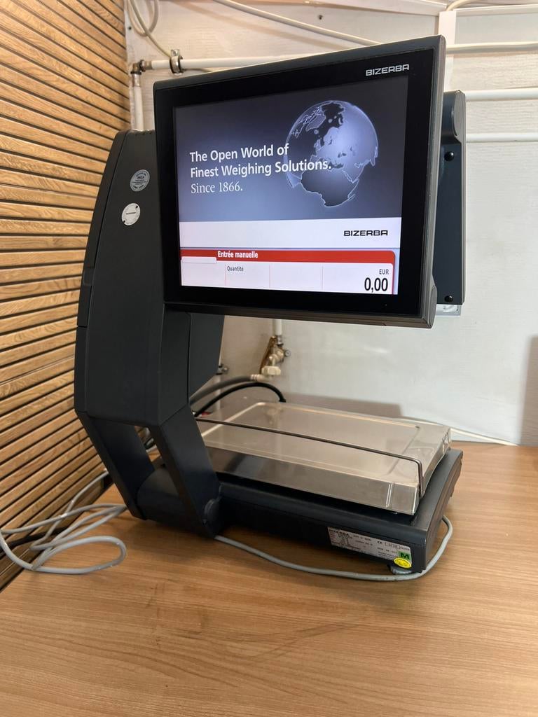 BIZERBA KH II 800 CAISSE WEEGSCHAL, Balance, Elektronische apparatuur, Weegschalen, Ophalen of Verzenden, Zo goed als nieuw, Winkelweegschaal