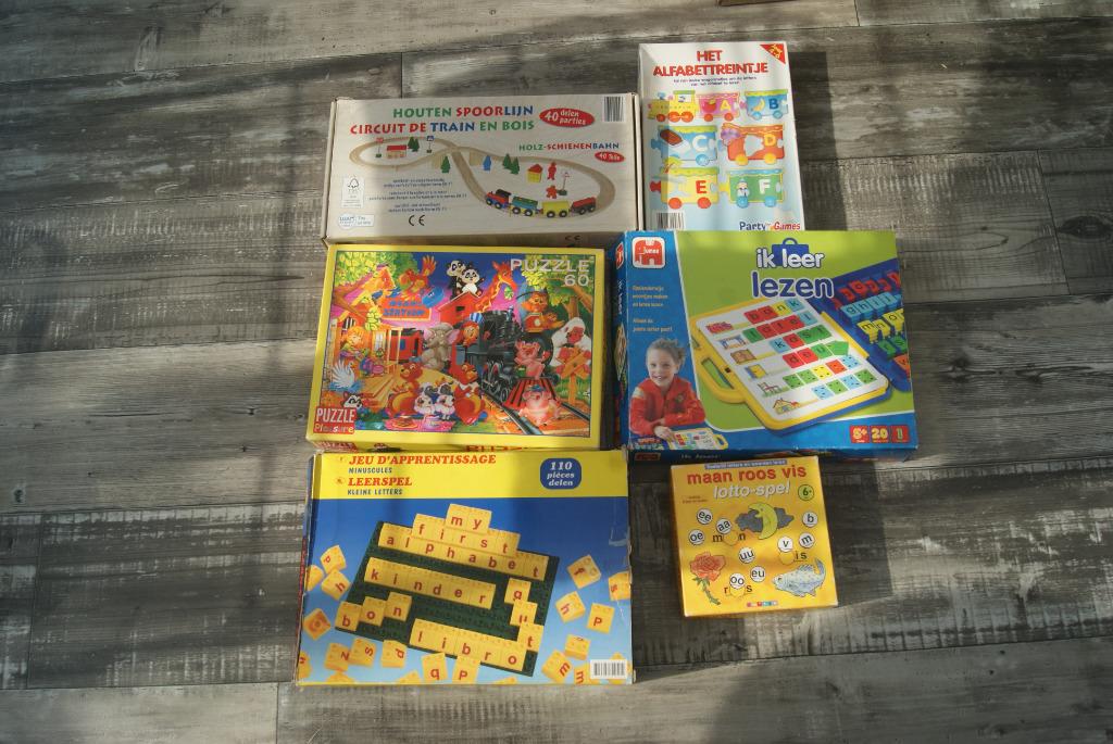 spelletjes, Kinderen en Baby's, Speelgoed | Educatief en Creatief, Gebruikt, Bouwen, Puzzelen, Taal en Lezen, Ophalen