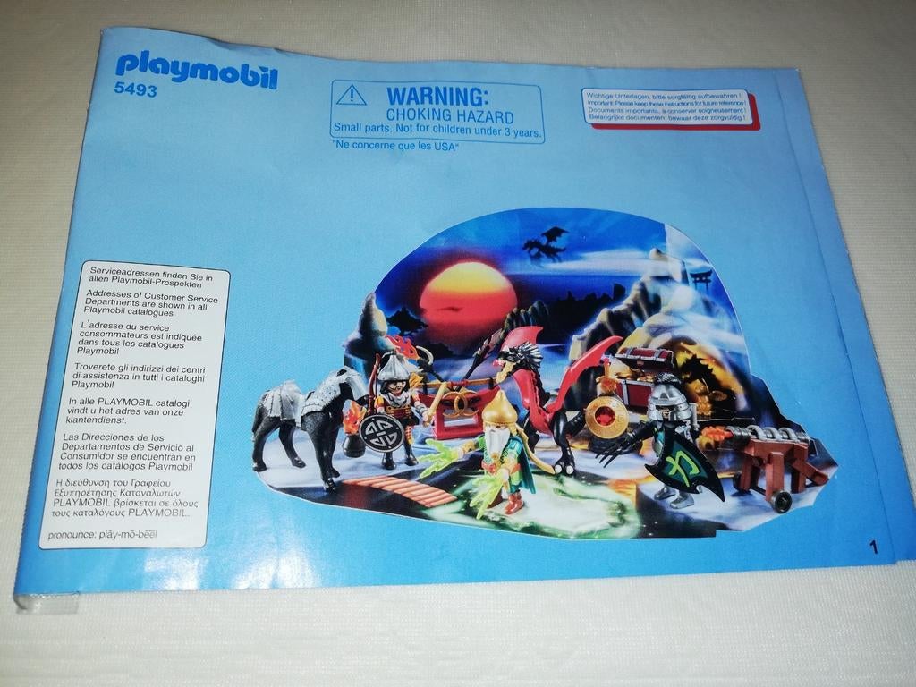 Playmobil 5493 adventskalender, Ophalen of Verzenden, Gebruikt, Complete set