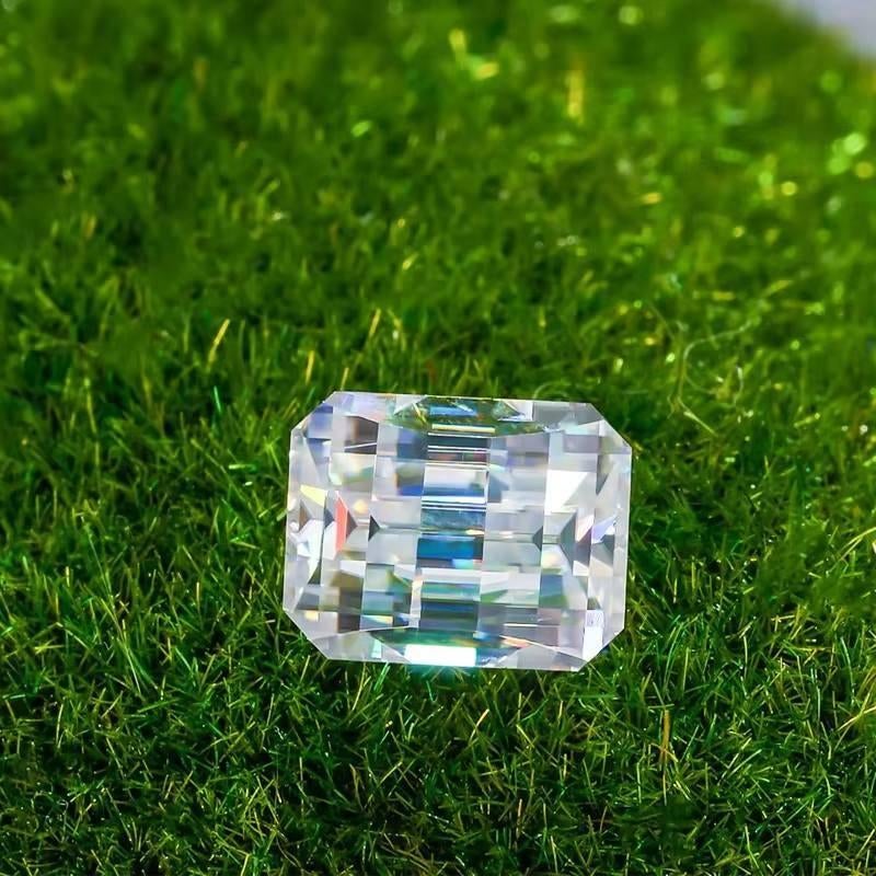 Exclusieve moissaniet 5 karaat. Nieuw!, Bijoux, Sacs & Beauté, Bagues, Neuf, 17 à 18, Blanc, Envoi