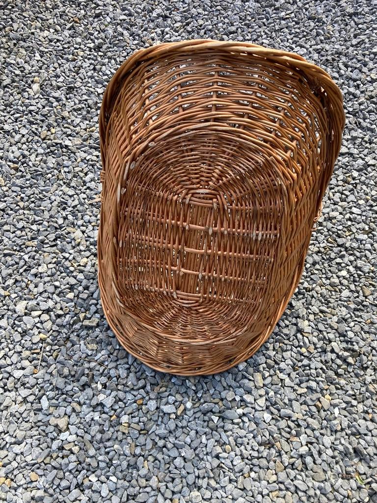 Panier à buches en osier