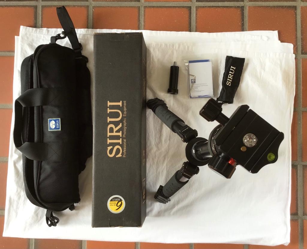 Trépieds Sirui ET-2004, Audio, Tv en Foto, Fotografie | Statieven en Balhoofden, Ophalen, Zo goed als nieuw, Driepoot