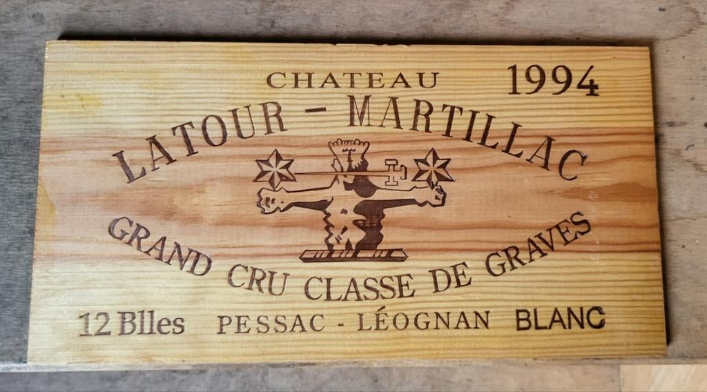 Assiette à vin Chateau Latour Martillac 1994, Collections, Vins, Enlèvement ou Envoi