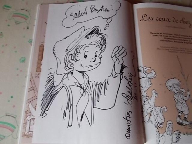 BD EO Walthéry dédicacée, Livres, Enlèvement ou Envoi, Utilisé