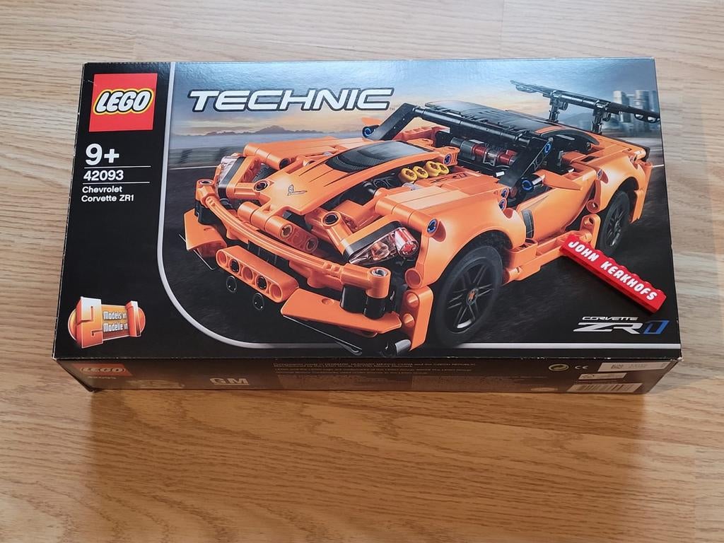 Lego Technic: Chevrolet Corvette ZR1 (42093), Ophalen, Zo goed als nieuw, Complete set, Lego