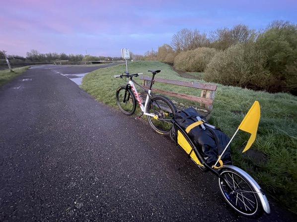 bikepack trailer te huur - TOPEAK 65l, Enlèvement, Comme neuf, Autres marques