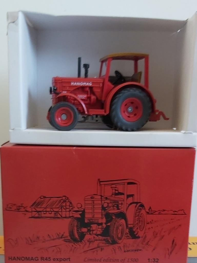 Siku Hanomag R45 Export  1 HMT Lanz D9506 geel, Ophalen of Verzenden, Nieuw, Tractor of Landbouw, SIKU