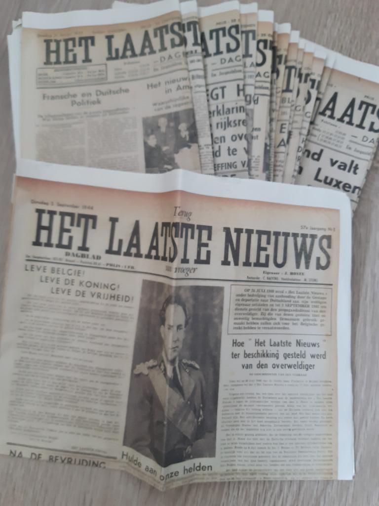 Oorlogskranten - Heruitgave Het laatste  Nieuws - 24 stuks, Ophalen, Krant