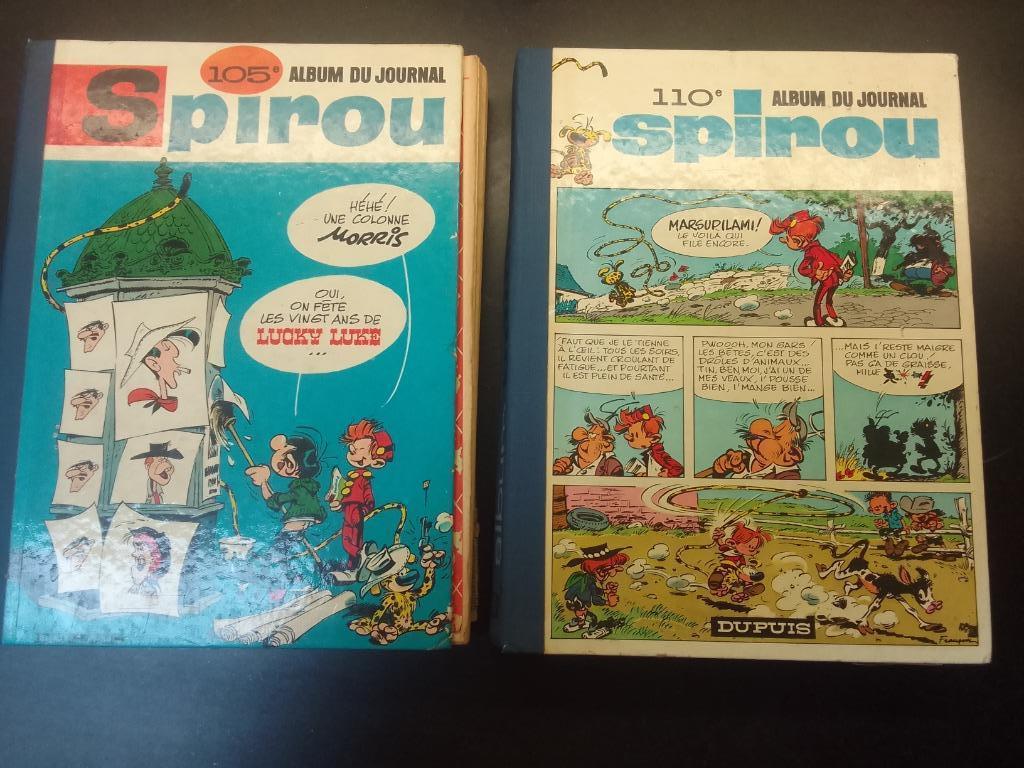 Albums SPIROU 105 & 110 BE 1967 - 1968, Livres, Enlèvement ou Envoi, Utilisé