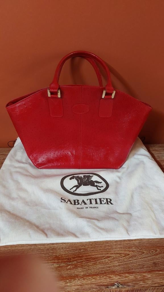 Handtas merk Sabatier, Ophalen, Nieuw, Rood, Handtas