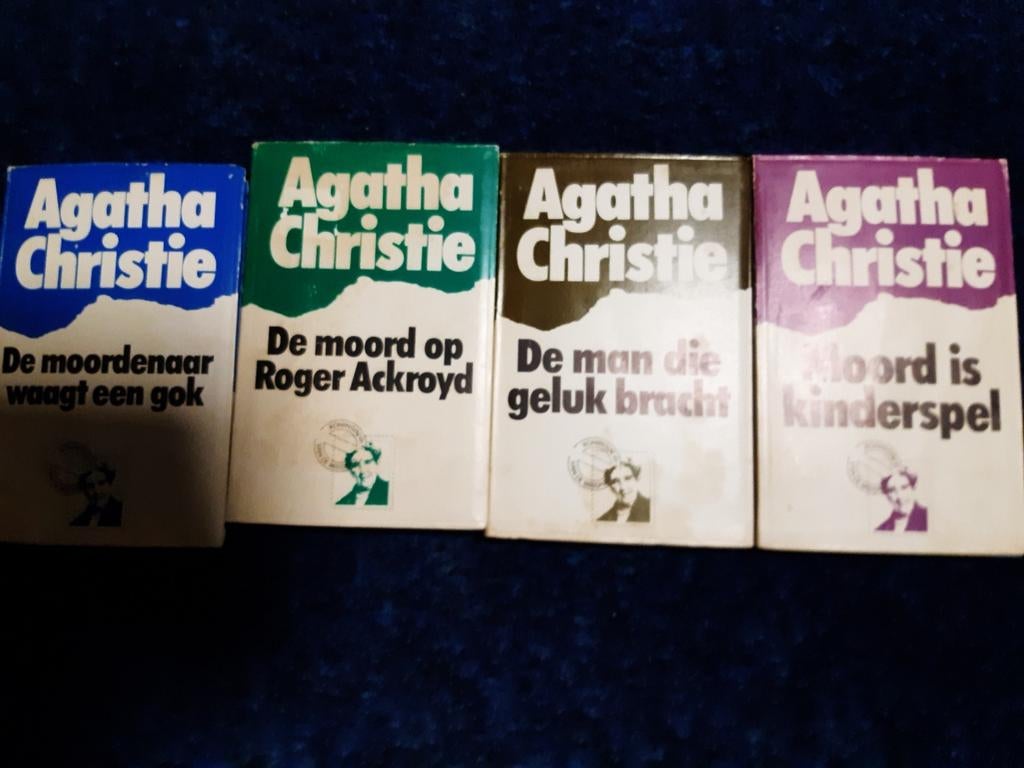 4 Agatha Christie boeken .voor 3€, Boeken, Ophalen of Verzenden, Zo goed als nieuw