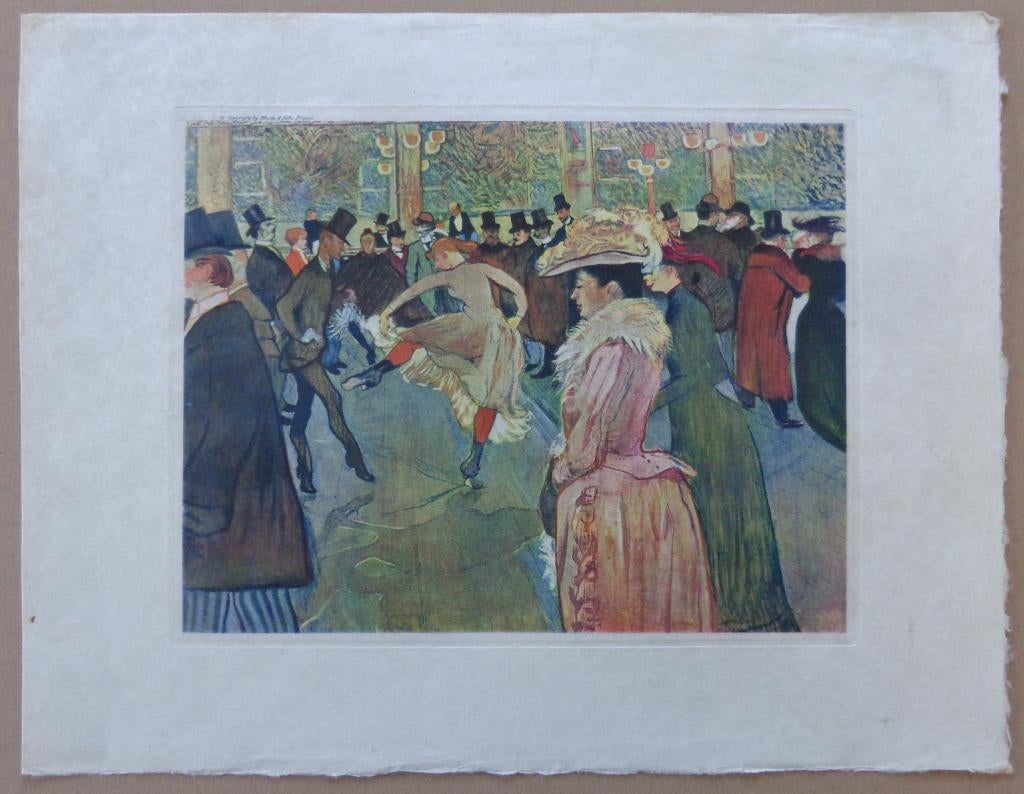 HENRI DE TOULOUSSE-LAUTREC / DANSNAMIDDAG / LITHO / 33x43cm, Enlèvement ou Envoi