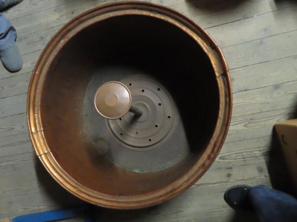 Grote koperen ketel, Enlèvement, Cuivre