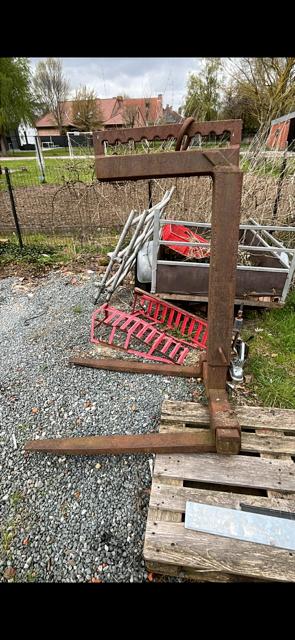 kraanvork of pallethaak voor aan kraan, Bricolage & Construction, Transpalettes, Enlèvement, Utilisé