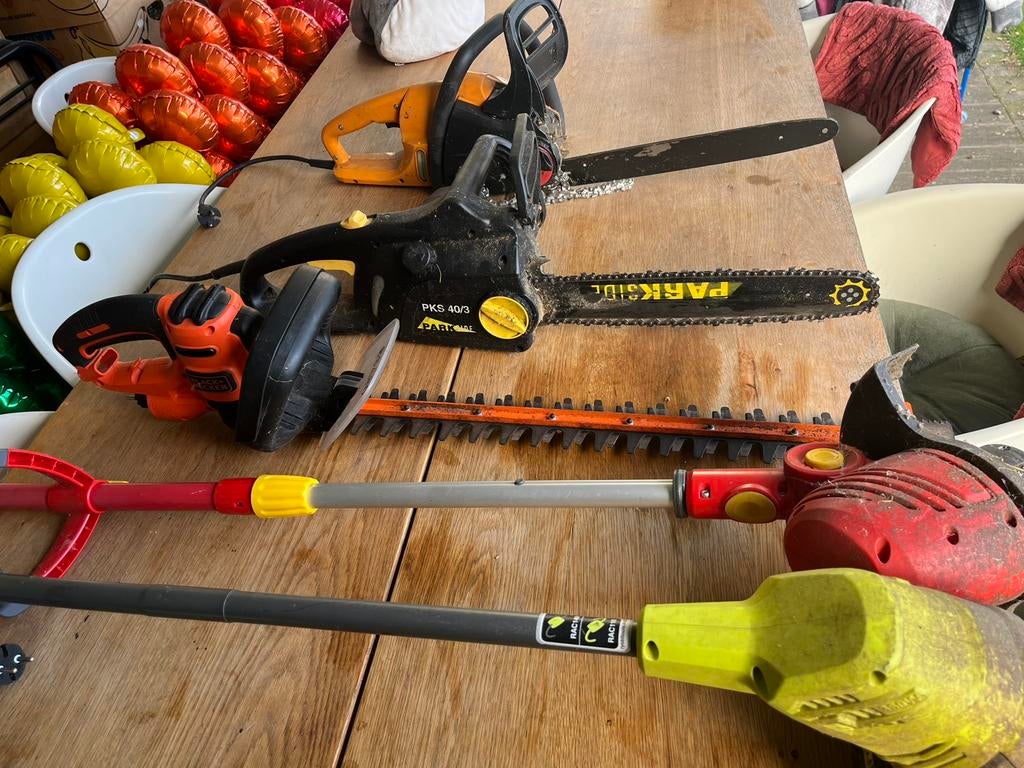 Tuingereedschap, Ophalen, Gebruikt, Elektrisch