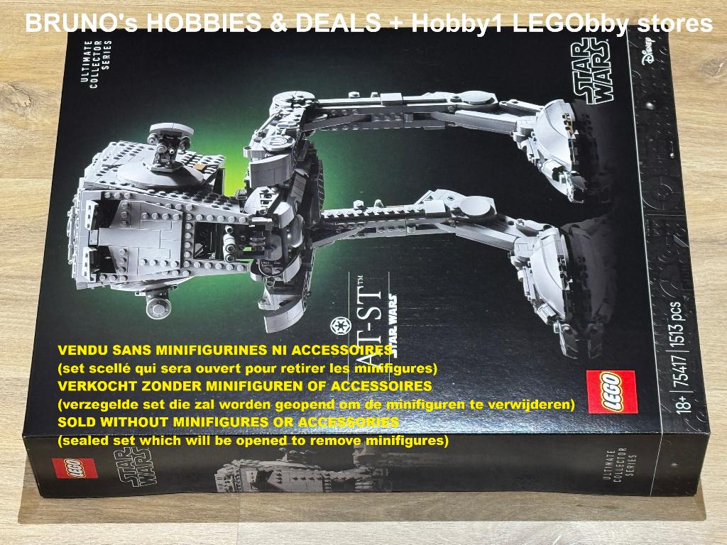 LEGO 75417 STAR WARS AT-ST Walker NEUF mais SANS MINIFIGS, Neuf, Lego, Autres types, Pièces supplémentaires incluses