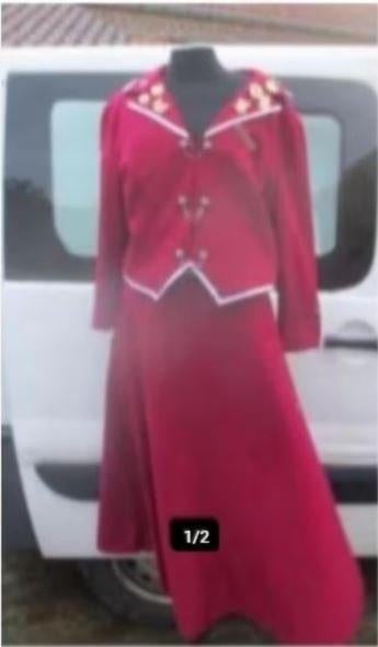 Prachtige Prinses Carnaval - Lange Rok met Vest - volwassene, Kleding | Dames, Ophalen of Verzenden, Zo goed als nieuw, Maat 38/40 (M)