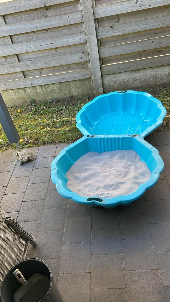 Zandbak schelp, Ophalen, Gebruikt