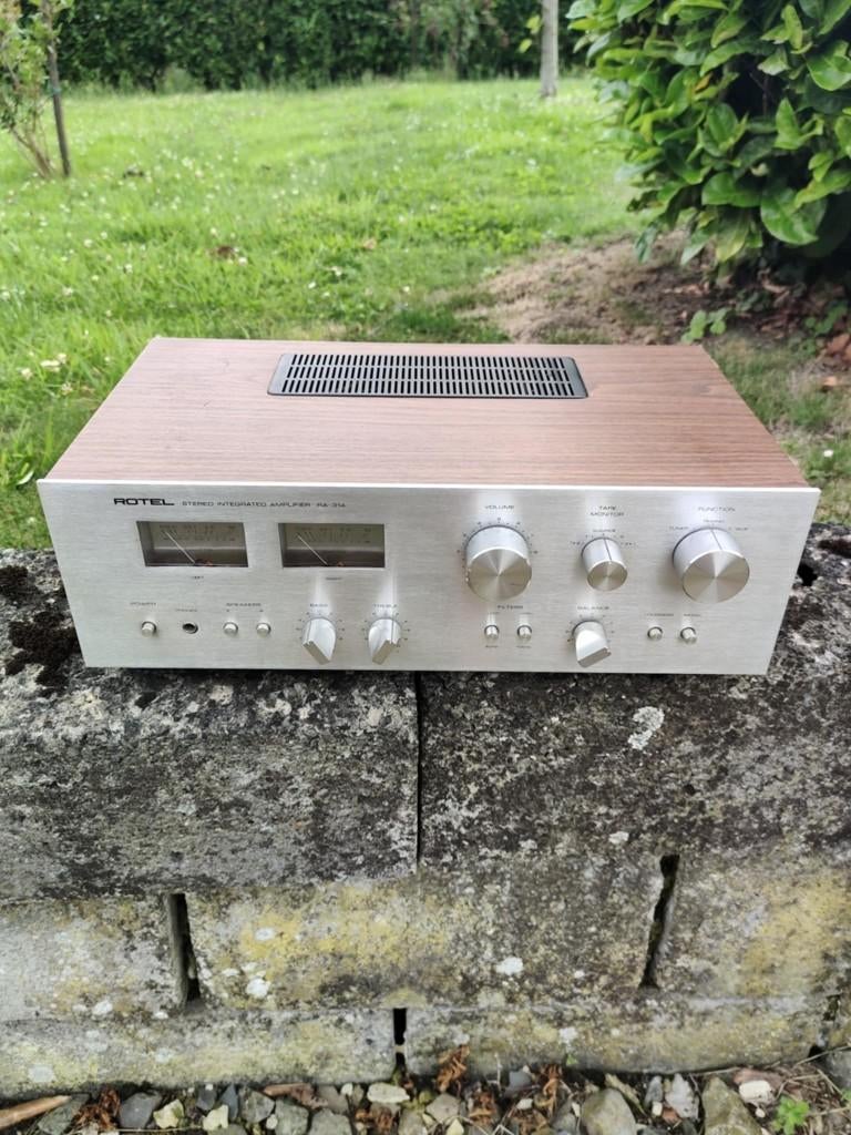 ROTEL RA-314 versterker, Audio, Tv en Foto, Versterkers en Ontvangers, Ophalen of Verzenden, Gebruikt, Stereo, Minder dan 60 watt