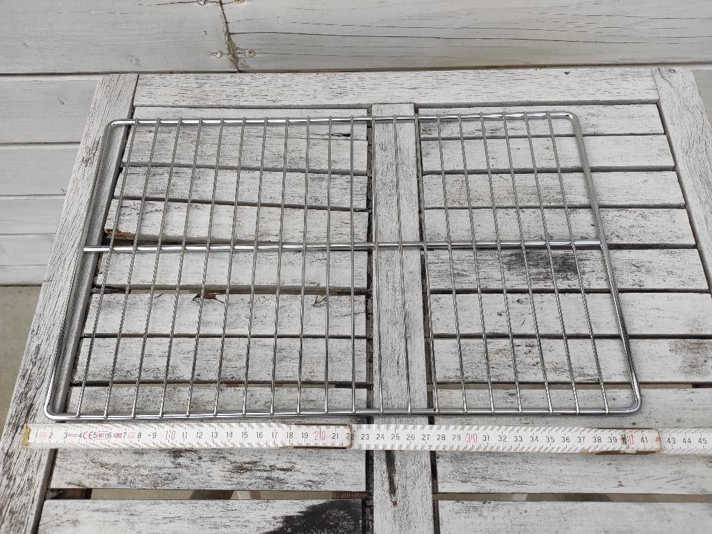 BBQ rooster inox 40 cm op 25 cm, Ophalen, Zo goed als nieuw