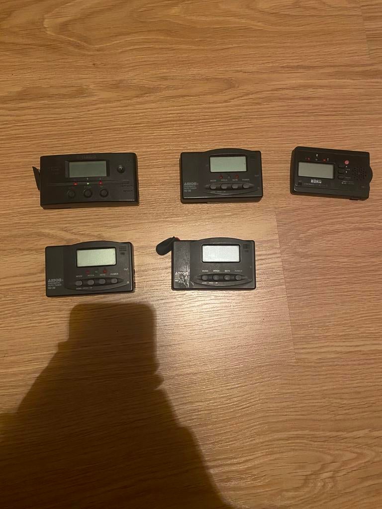 Set van 5 Digitale Stemapparaten, Muziek en Instrumenten, Ophalen, Zo goed als nieuw