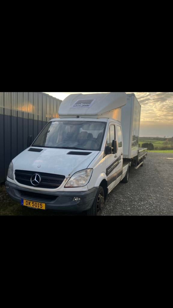 mercedes sprinter 3l v6 avec remorque permis BE, Autos, Achat, Entreprise, 7 places, Mercedes-Benz