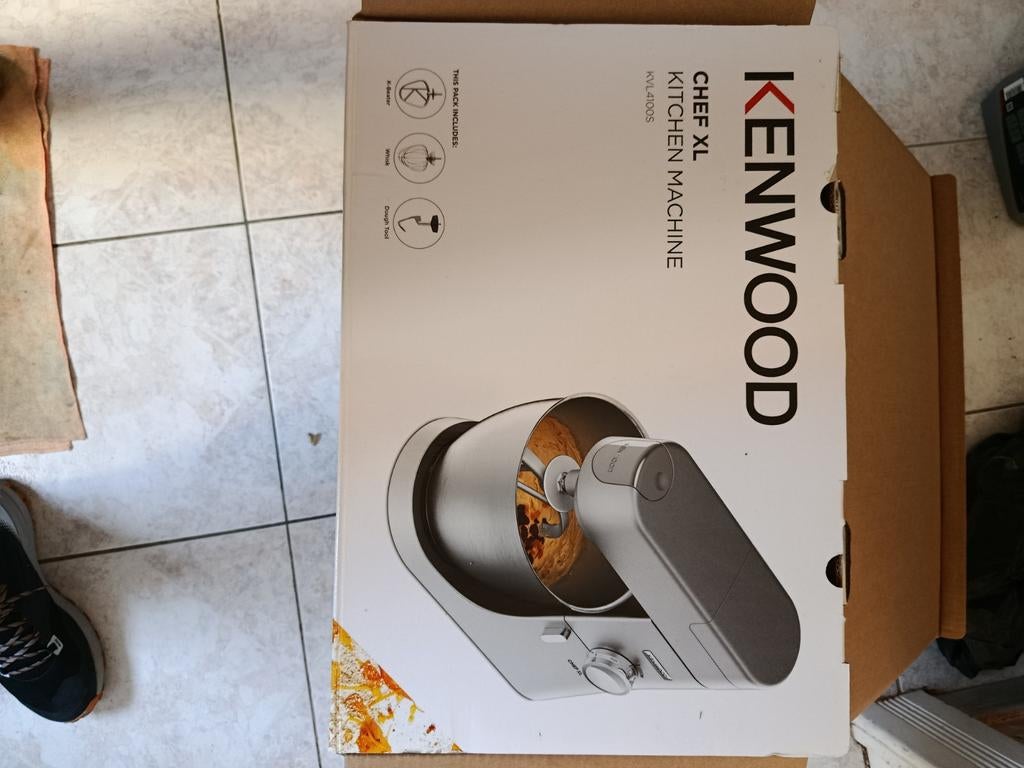 Kenwood KVL4100S+Gift, Electroménager, 4 litres ou plus, Comme neuf, 3 vitesses ou plus
