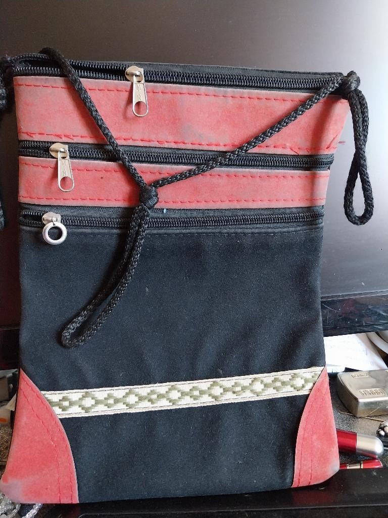 VINTAGE HANDTAS OF BANDERBAG, Ophalen of Verzenden, Zo goed als nieuw, Overige kleuren, Overige merken