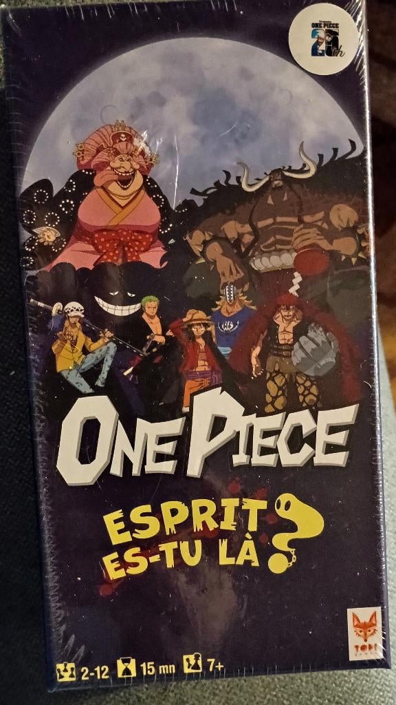 Jeu OnePiece 'Esprit es-tu là ?', Cinq joueurs ou plus, Envoi, Neuf, Topi Games
