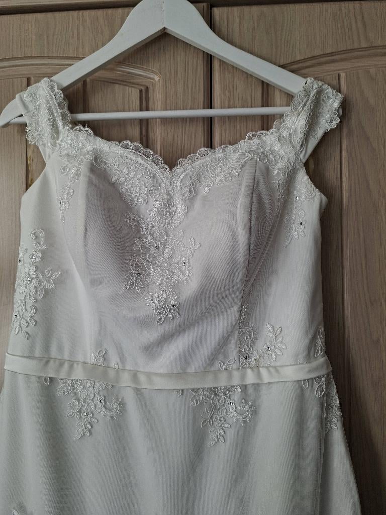 Robe de mariée blanche, Taille 42/44 (L), So lady, Au-dessus du genou, Enlèvement