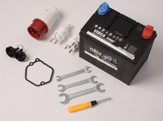 Stroomgroep/generator Diesel 9500w nieuw 24mnd garantie, Neuf, Enlèvement ou Envoi, 10 à 30 kVA, Démarrage électrique