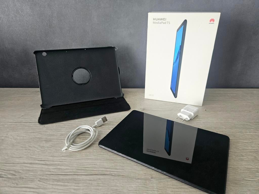 Tablette Huawei T5 excellent état, fonctionne parfaitement., Overige modellen, Zwart, Zo goed als nieuw, 64 GB
