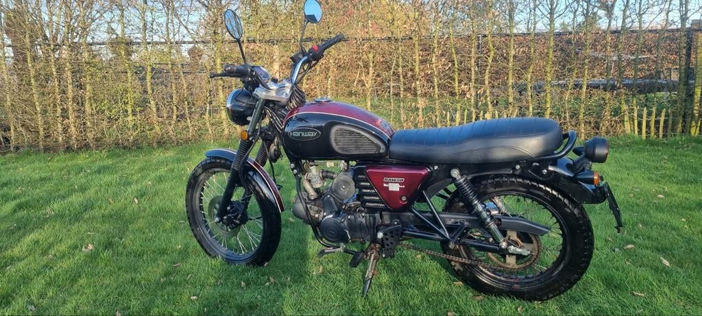 Caféracer Hanway Raw 50cc, Vélos & Vélomoteurs, Cyclomoteurs | Marques Autre, Enlèvement