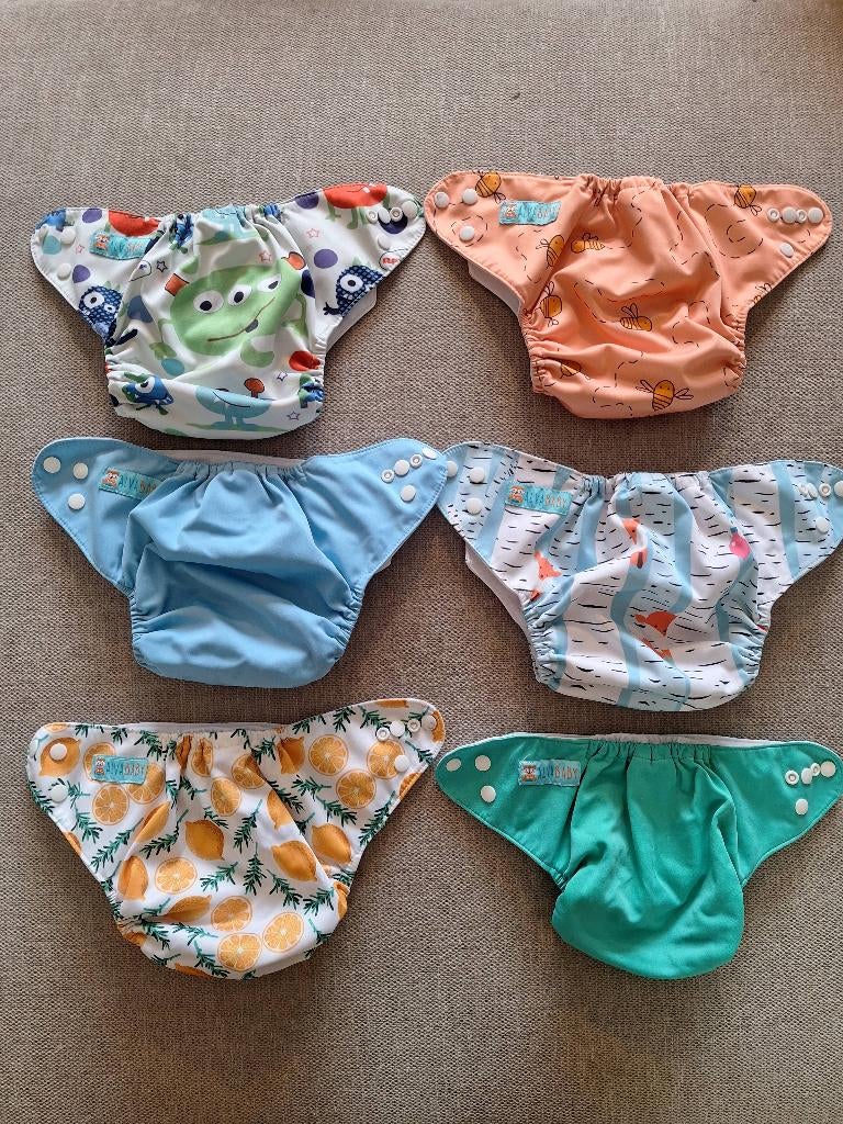 Wasbare luiers pampers herbruikbaar, Enfants & Bébés, Bains & Soins, Comme neuf, Enlèvement