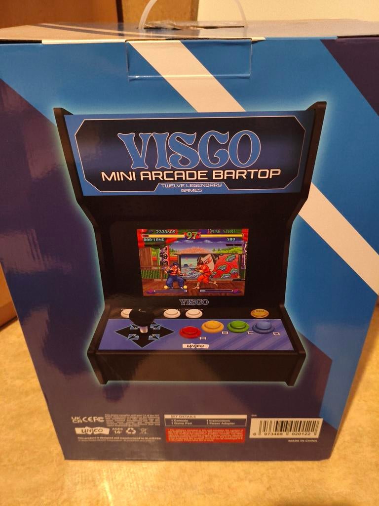 Visco mini arcade bartop, Ophalen