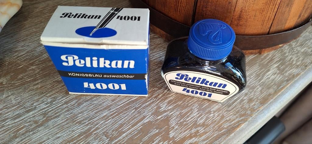 Retro inkt pelikaan 76 koningsblauw4, Ophalen