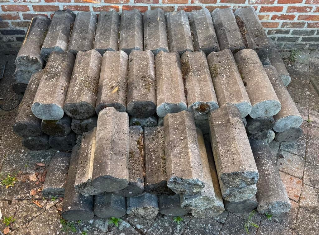 Betonnen palissades, Tuin en Terras, Ophalen, Gebruikt, Beton
