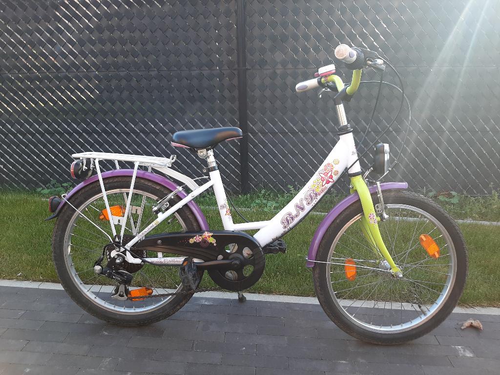 Mooie 7v meisjefiets / kinderfiets BNB – zo goed als nieuw, Fietsen en Brommers, Ophalen, Gebruikt, Versnellingen, BNB Bike