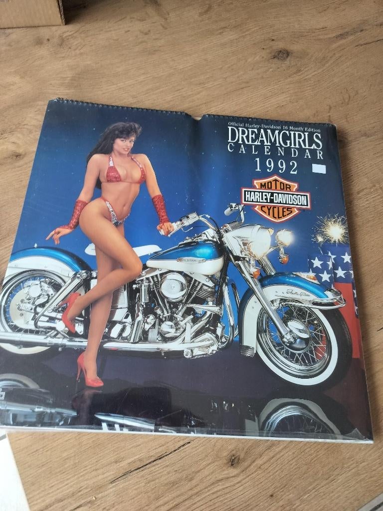 Calendrier Harley Davidson Dreamgirls 1991 nouveau, Enlèvement ou Envoi