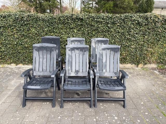 Jardin Corsica verstelbare stoelen, Tuin en Terras, Ophalen, Zo goed als nieuw, Kunststof, Inklapbaar