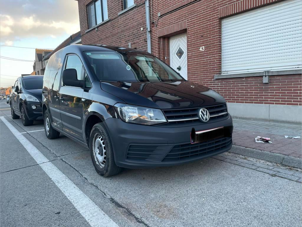 Vw Caddy 2.0 Tdi, Auto's, Bestelwagens en Lichte vracht, Voorwielaandrijving, Stof, Volkswagen, Zwart