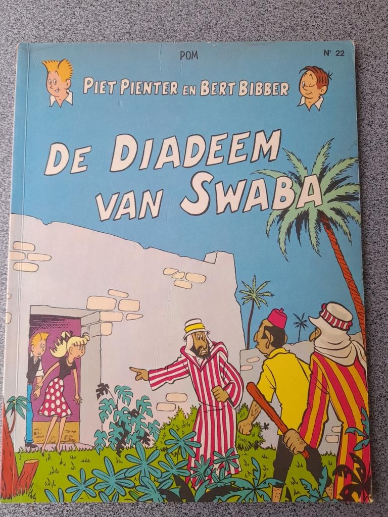 Piet pienter en bert bibber - nr 22 - de diadeem van swaba, Boeken, Stripverhalen, Eén stripboek, POM, Ophalen, Gelezen