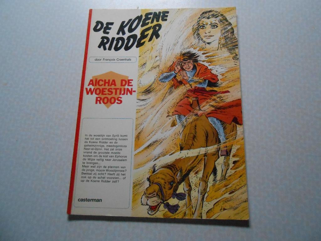 De koene ridder 8 Aïcha de woestijnroos 1976 1 ste druk., Boeken, Stripverhalen, Zo goed als nieuw, Eén stripboek, Ophalen of Verzenden