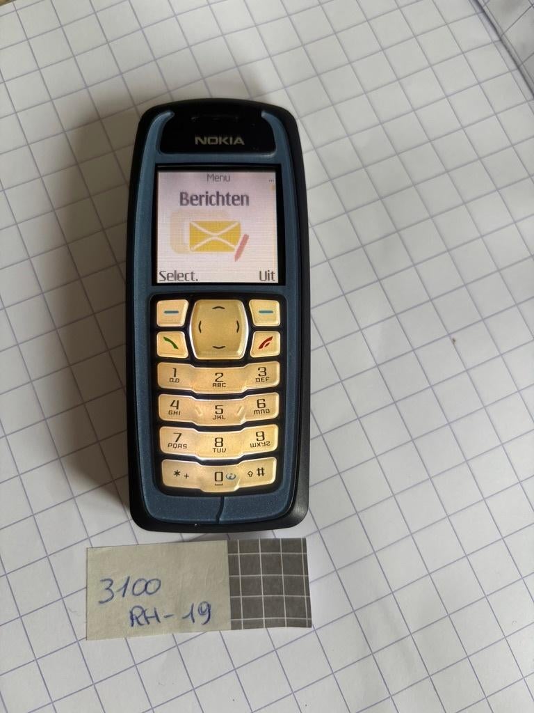 Nokia 3100 (ancien téléphone Y2K), Télécoms, Enlèvement ou Envoi, Classique ou Candybar, Clavier physique, Utilisé