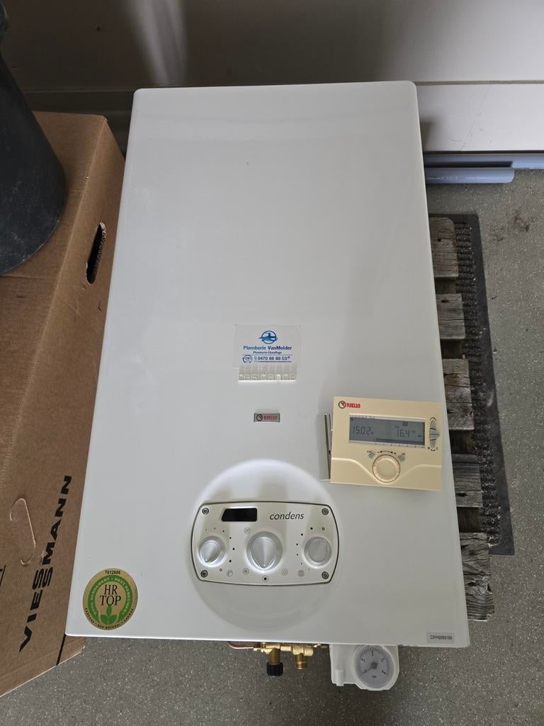 Riello residence condens 30kw, Ophalen