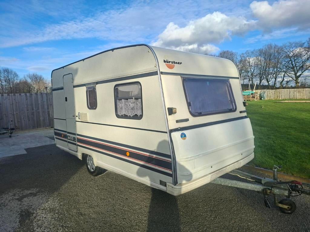 Caravane burstner, Caravanes & Camping, Caravanes, Particulier, Douche, Auvent, Auvent, Enlèvement