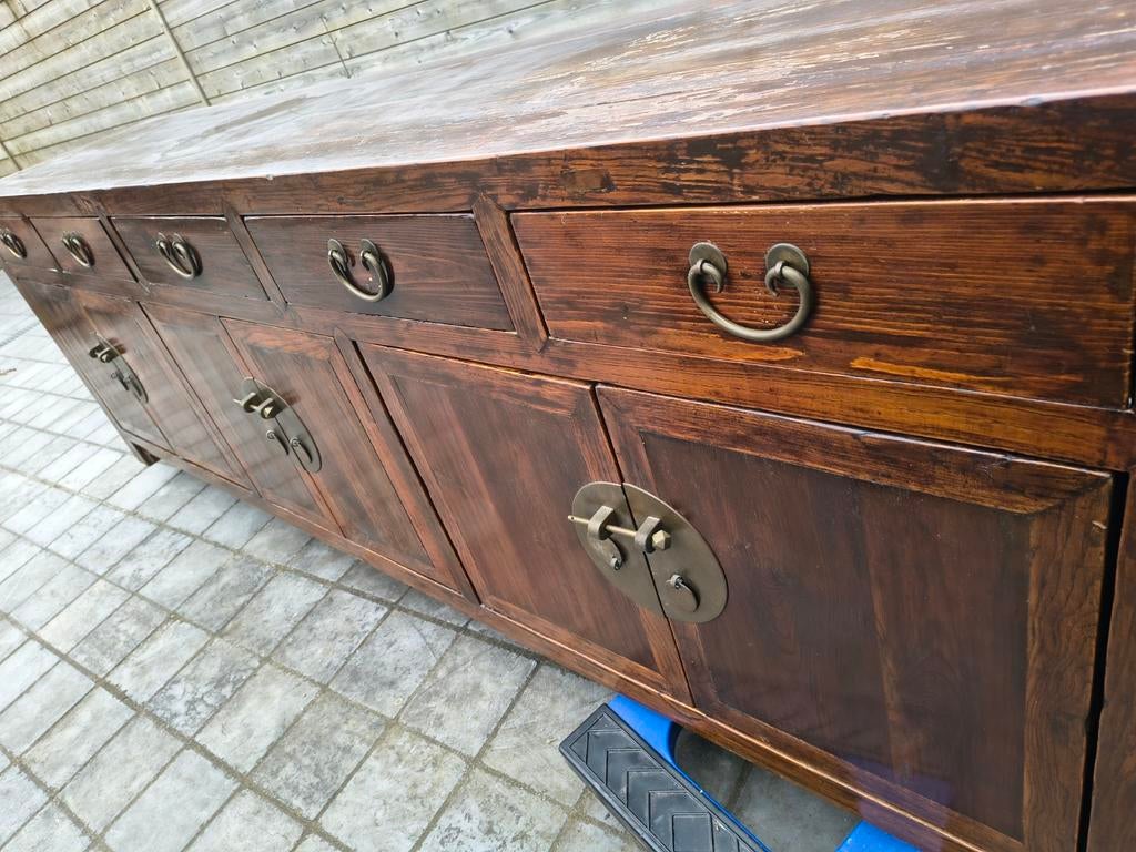 Dressoir massief hout, Ophalen