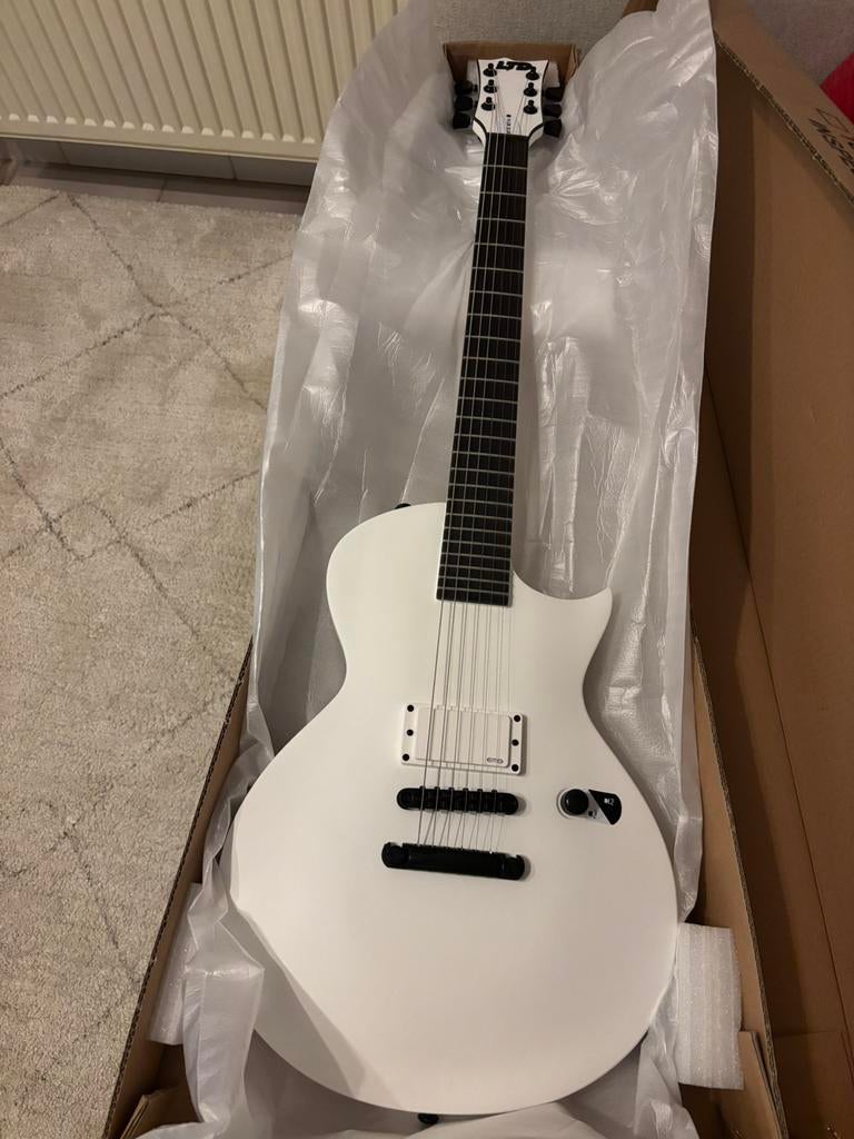 ESP Ltd EC Arctic Metal White, Musique & Instruments, Enlèvement, Comme neuf