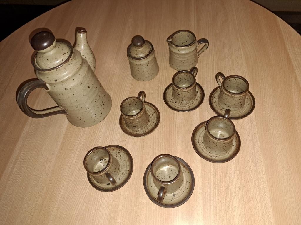 Koffieservies Grès Rocaille in perfecte staat, Huis en Inrichting, Keuken | Servies, Ophalen, Nieuw, Overige stijlen, Aardewerk