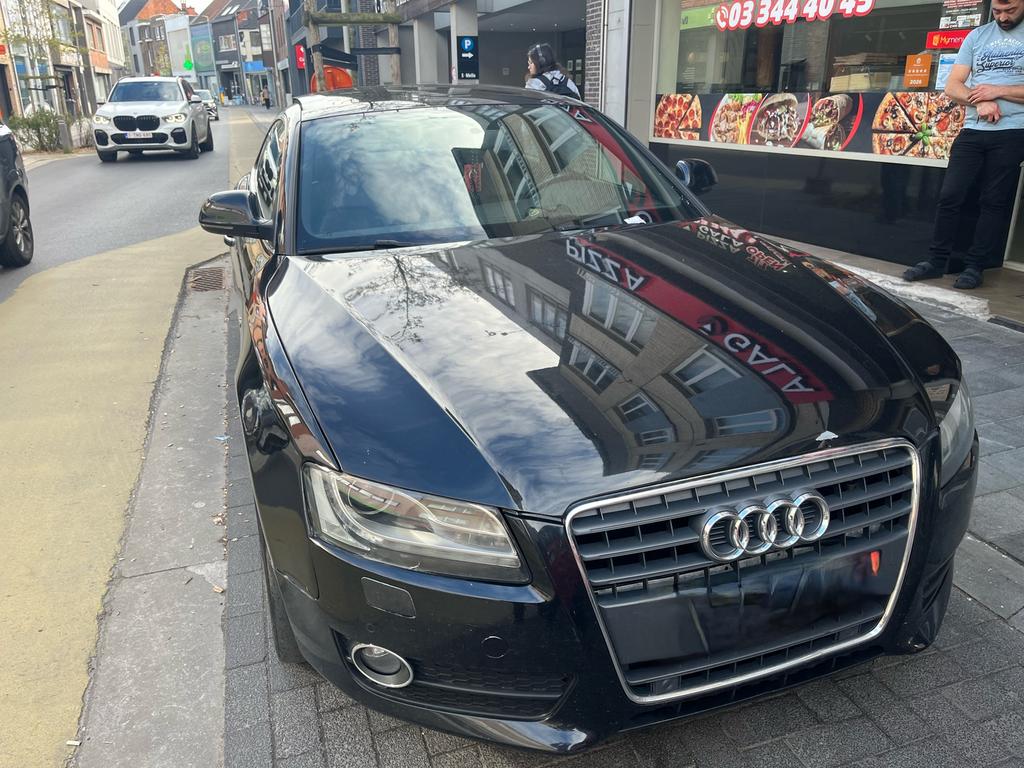 Audi A5 coupe 2.0 benzine S-line 180pk, Autos, Achat, Boîte manuelle, Noir, Capteur de stationnement